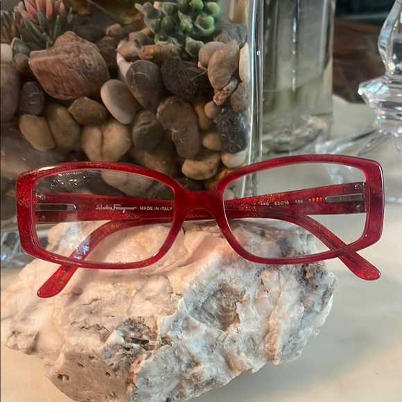 Salvatore Ferragamo Red Eyeglasses (frames only) main image 7